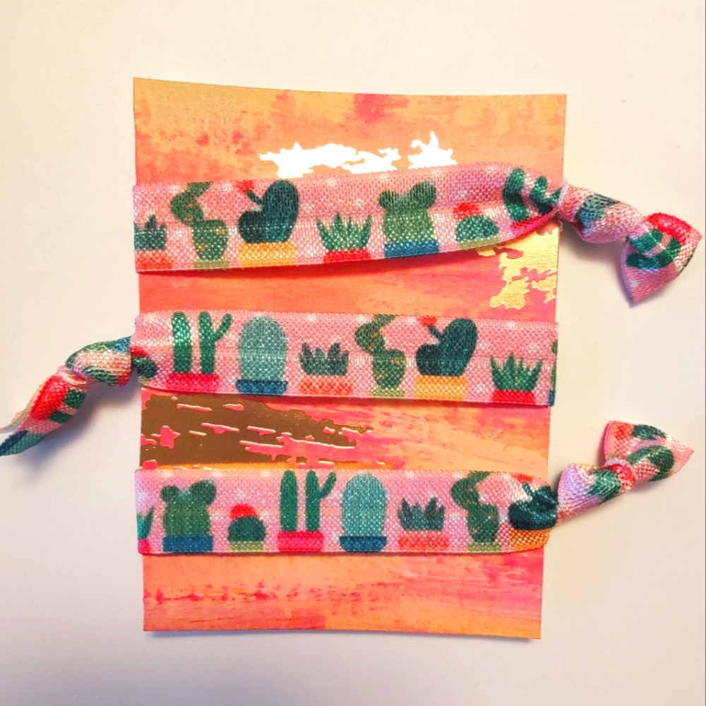 Hand crafted hair ties